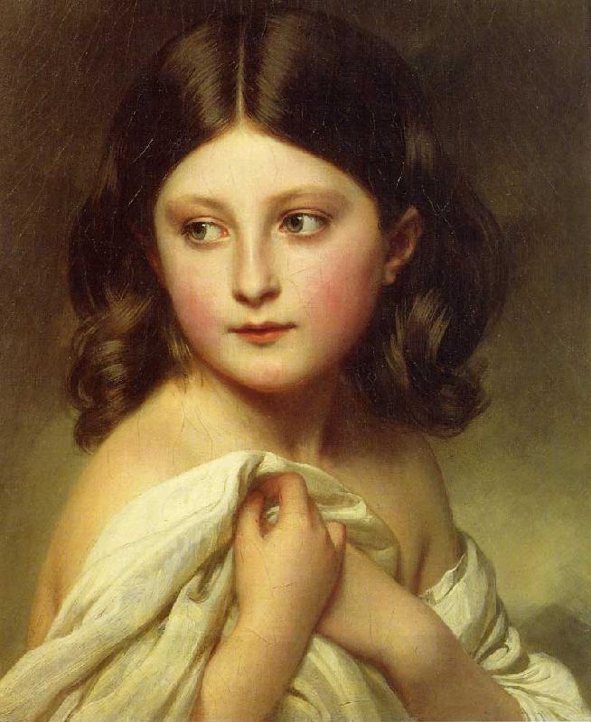 Franz Xaver Winterhalter A Young Girl called Princess Charlotte China oil painting art